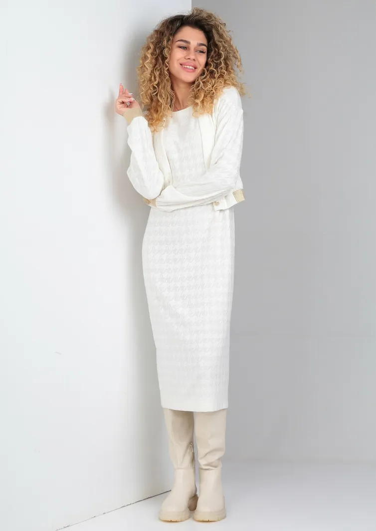 Костюм Vilena-fashion арт. 871 молочный