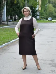 Платье NOVITA арт. 797 коричневый