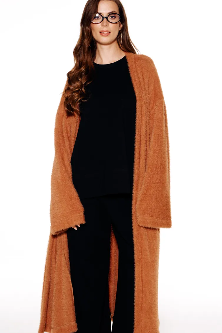 Sweter Elletto Life #13053 ryzhij