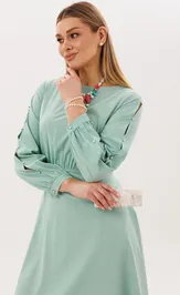 Платье Anelli Laurel 1836 дымчатый нефрит