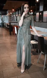 Sukienka Amori 9375 xaki 170