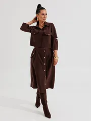 Костюм Galean Style арт. 1013 коричневый