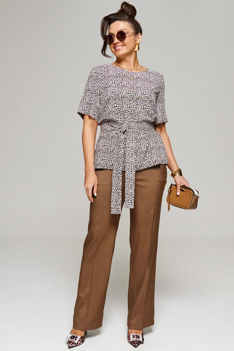 Zestaw Beautiful & Free #6144 leopard+shokolad