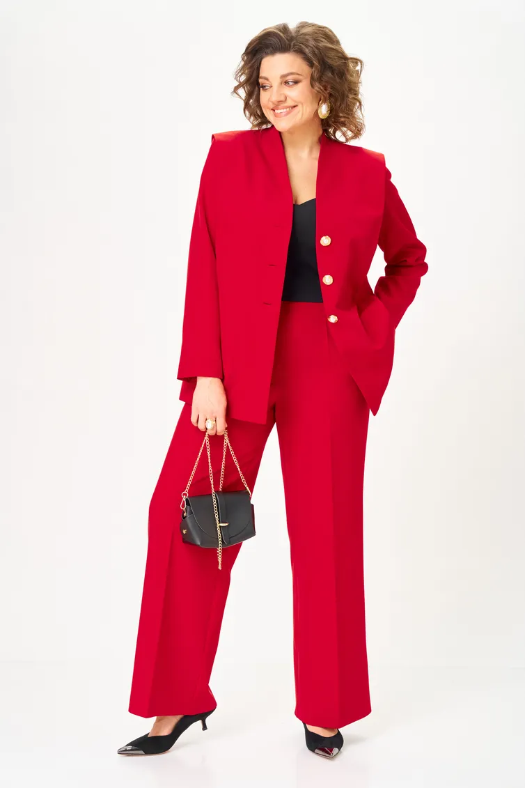 Костюм Vilena-fashion арт. 1138 красный