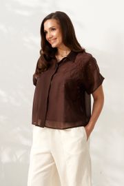 Блузка Alta Moda арт. 1090-2 коричневый
