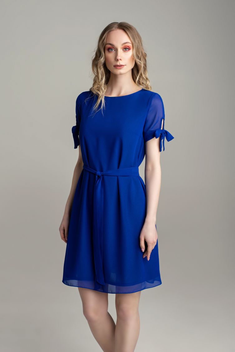 Dress MARIKA #423 sinij