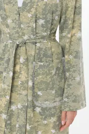 Халат DS Trend #DO-0069-0412 (domashnij zelenyj s printom)