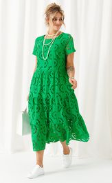 Платье Beautiful & Free 6462 зелёный