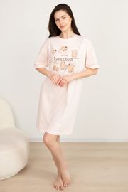 Сорочка Купалинка арт. 40007G 158,164 Пудровый