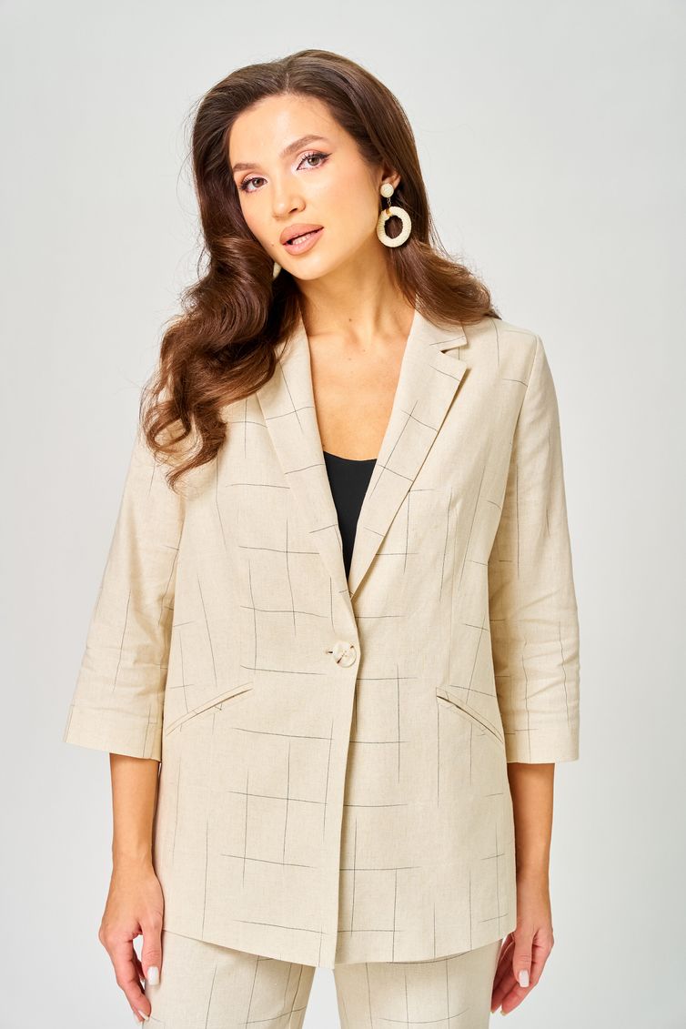 Set LeNata #20554 bezhevyj v kletku