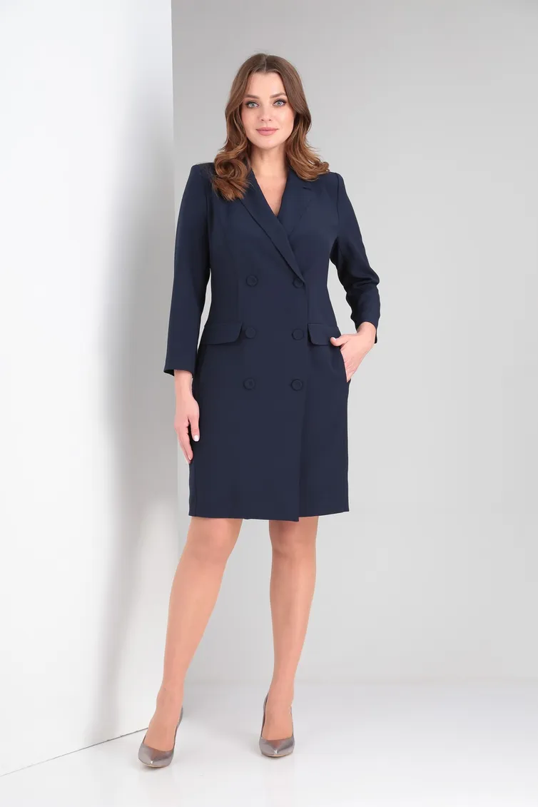 Sukienka Vilena-fashion #759 temno-sinij