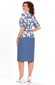 Костюм Milora арт. 1361 синий + цветы