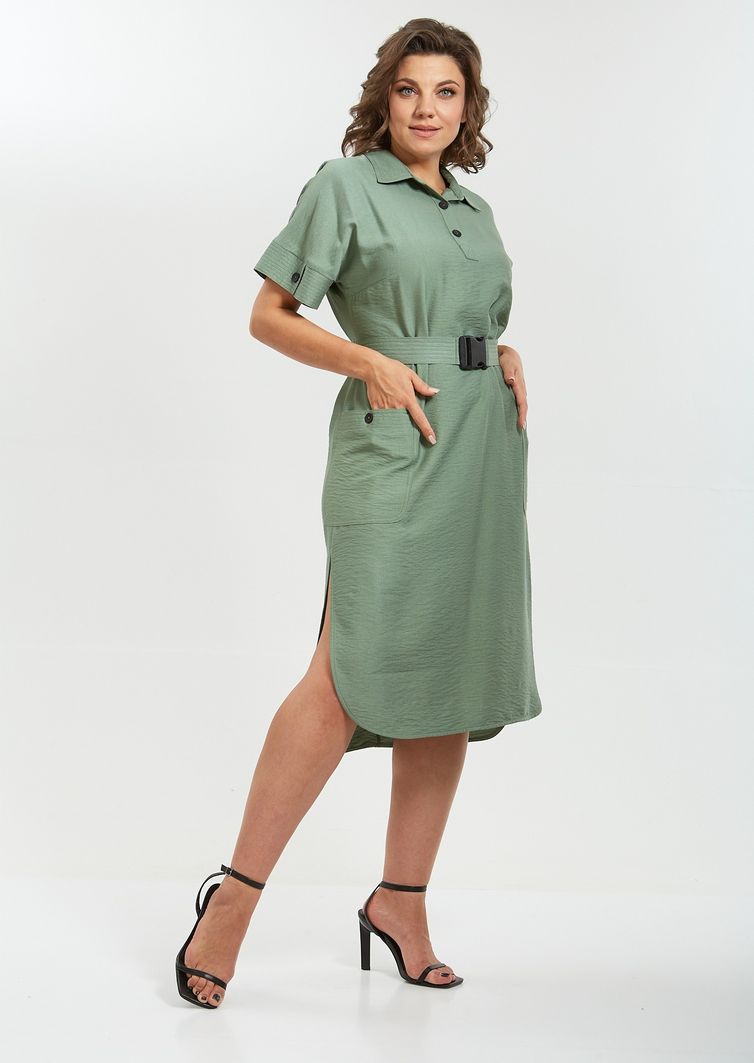 Dress Rishelie #0983 oliv
