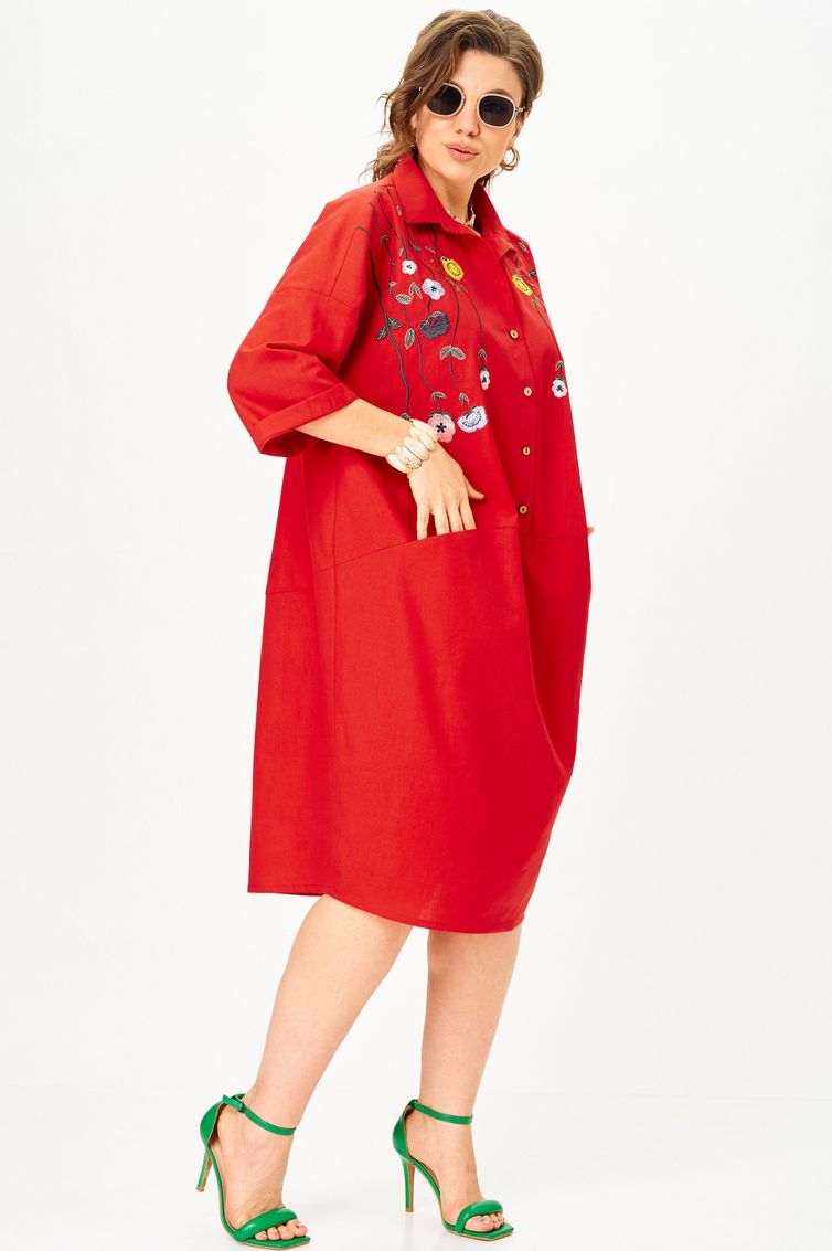 Платье SOVA арт. 11318 красный