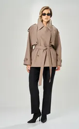 Тренч Ava fashion M-234 mokko