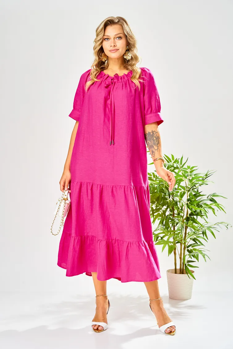 Платье Ava fashion арт. М-211 фуксия