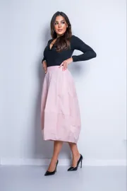 Skirt nika.pl #0504402 Sigma-44 rozovyj