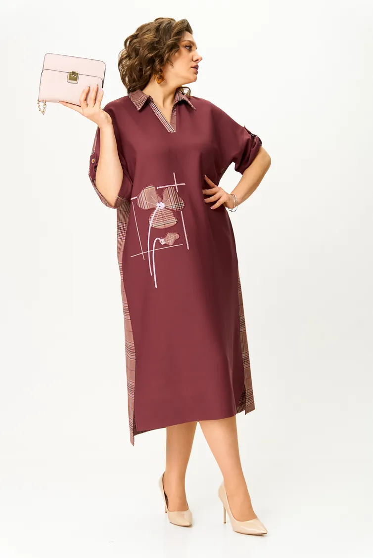 Платье Michel Chic арт. 2134/1 брусничный