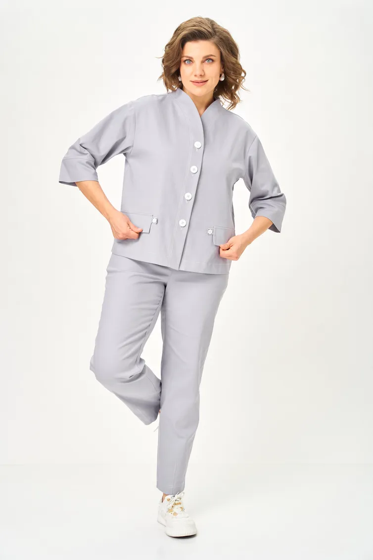 Костюм Vilena-fashion арт. 1159 серый