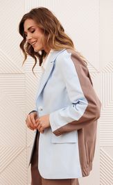 Костюм GIZART 5368 голубой, капучино