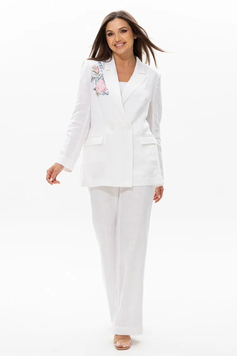Trousers Ma Cherie #2055 belyj