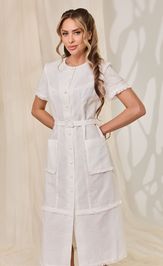 Sukienka Golden Valley 44281 belyj