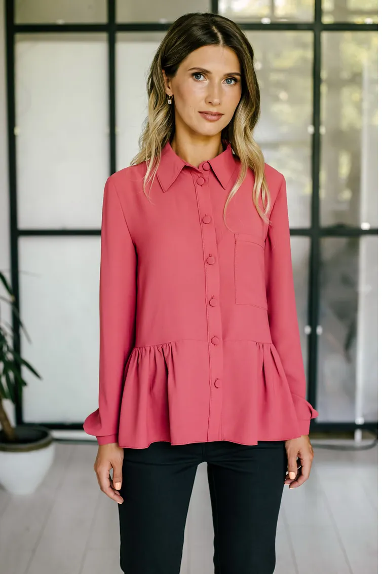 Blouse MARIKA #280 terrakot