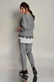 Блузка Roma Moda арт. М446 диз. клетка
