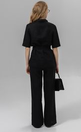 Блузка Romgil РТ0150-ЛЕ4 черный