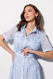 Платье Люше арт. 4364 голубой