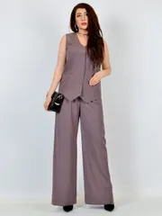 Waistcoat PATRICIA #01-5605 mokko