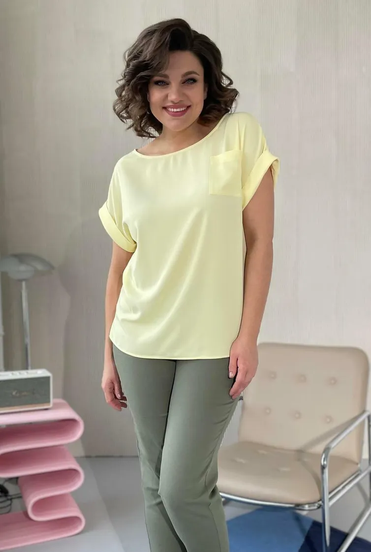 Bluzka Rumoda #2111 zheltyj