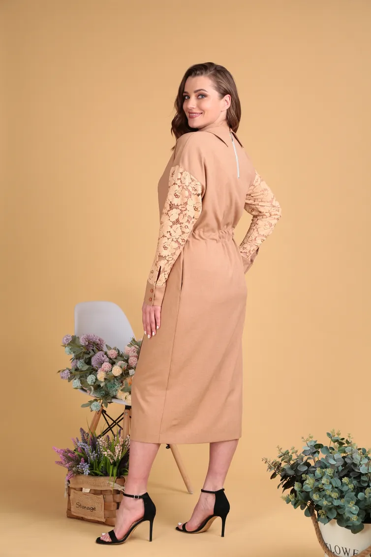Sukienka SandyNA #130116 oxra