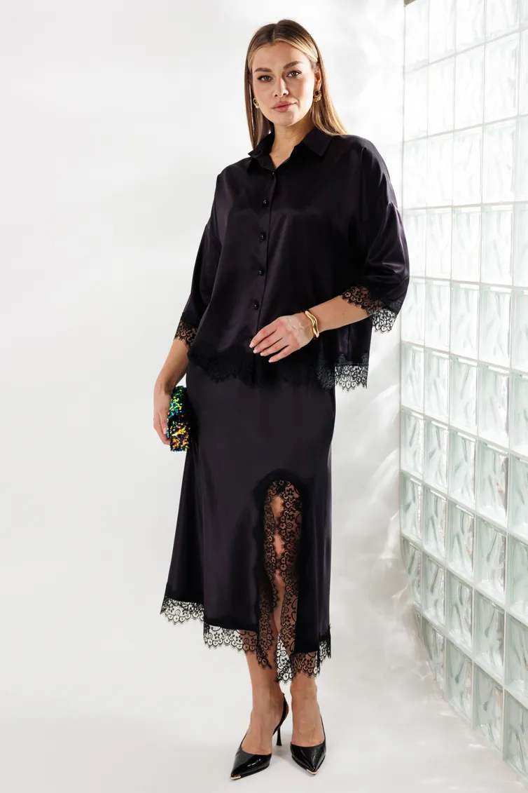 Garnitur Anastasia #1331 chernichnyj