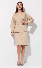 Юбка V&N fashion 1114_бежевый