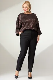 Блузка Angelina & Company арт. 637/4 шоколад