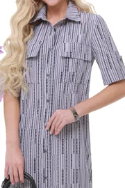 Sukienka DS Trend #P-3950-0165 (s geometricheskim printom)