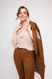 Zestaw SandyNA #130560 medno-korichnevyj