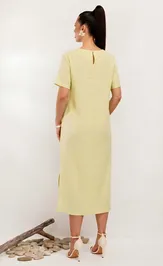 Платье Galean Style 1011 лимонный