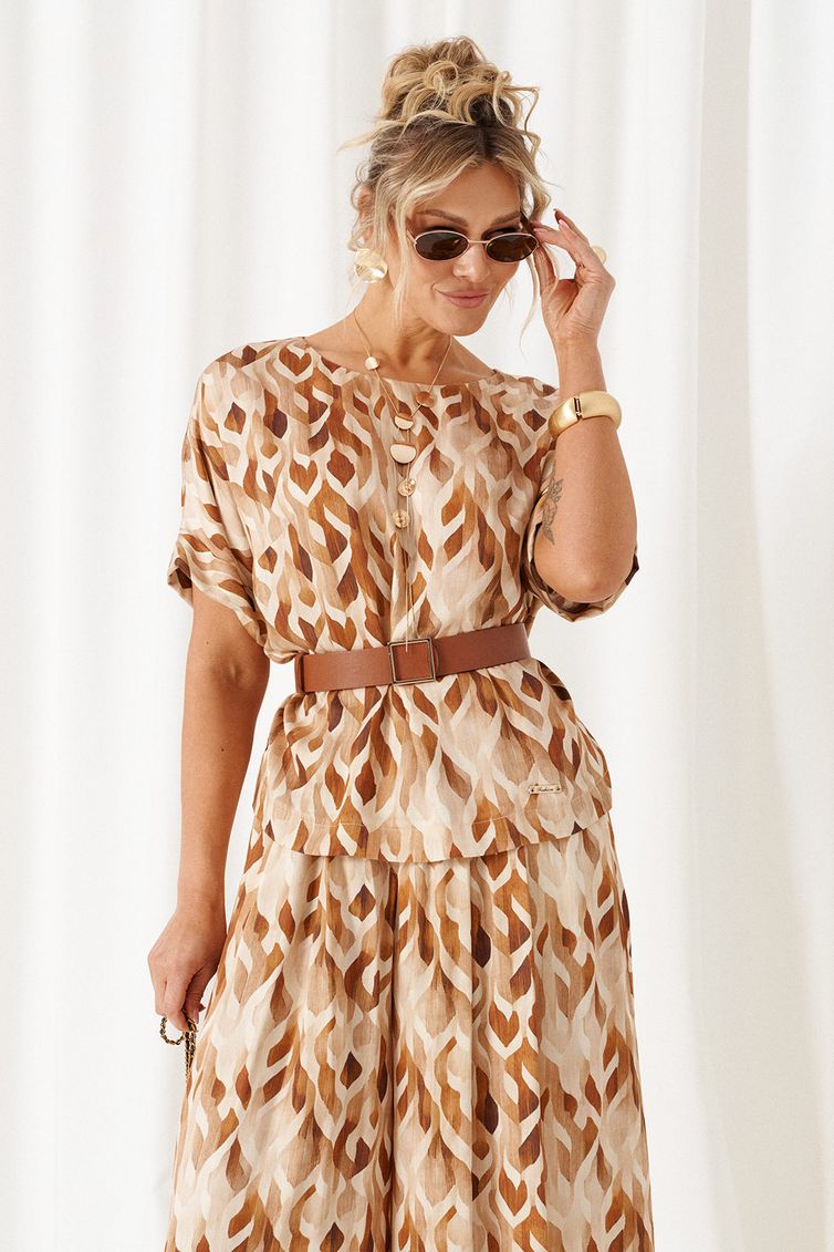 Костюм Beautiful & Free арт. 6464 бежево-ореховый