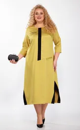 Платье Michel Chic 2073 горчица