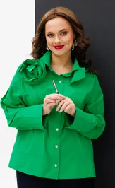 Блузка Anastasia 1204 изумрудный