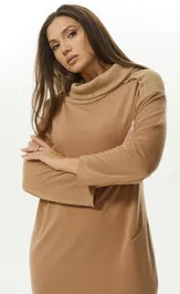 Dress Ma Cherie 4028 kapuchino