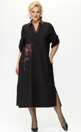 2134 платье кирпич