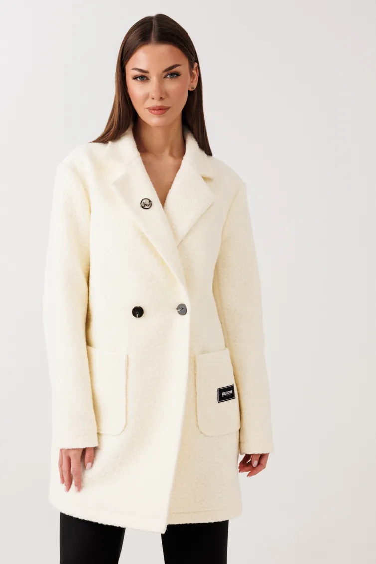 Пальто V&N fashion арт. 1116 молочный