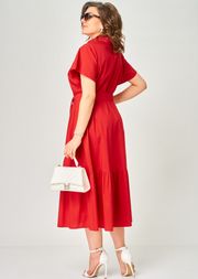 Платье EVA GRANT арт. 7325В красный