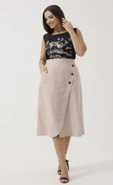 Skirt Ma Cherie 2099 bezhevyj