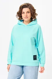 Hoodie Rumoda #2283 biryuzovyj