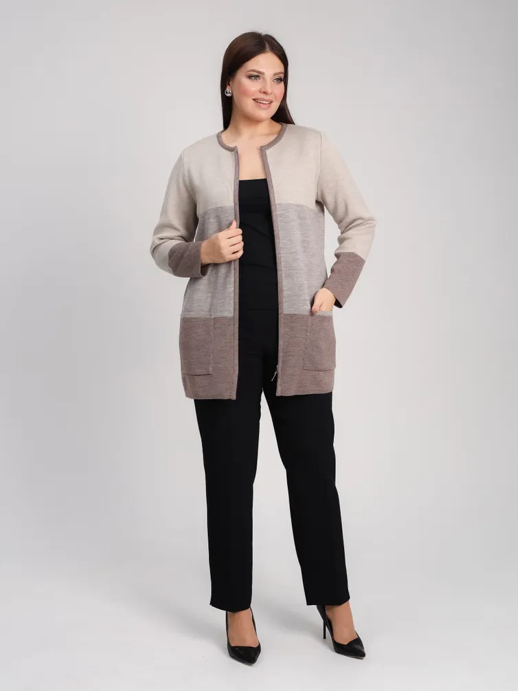 Sweter BONADI #1916 kapuchino