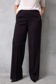 Брюки BegiModa арт. 6079 чёрный баклажан